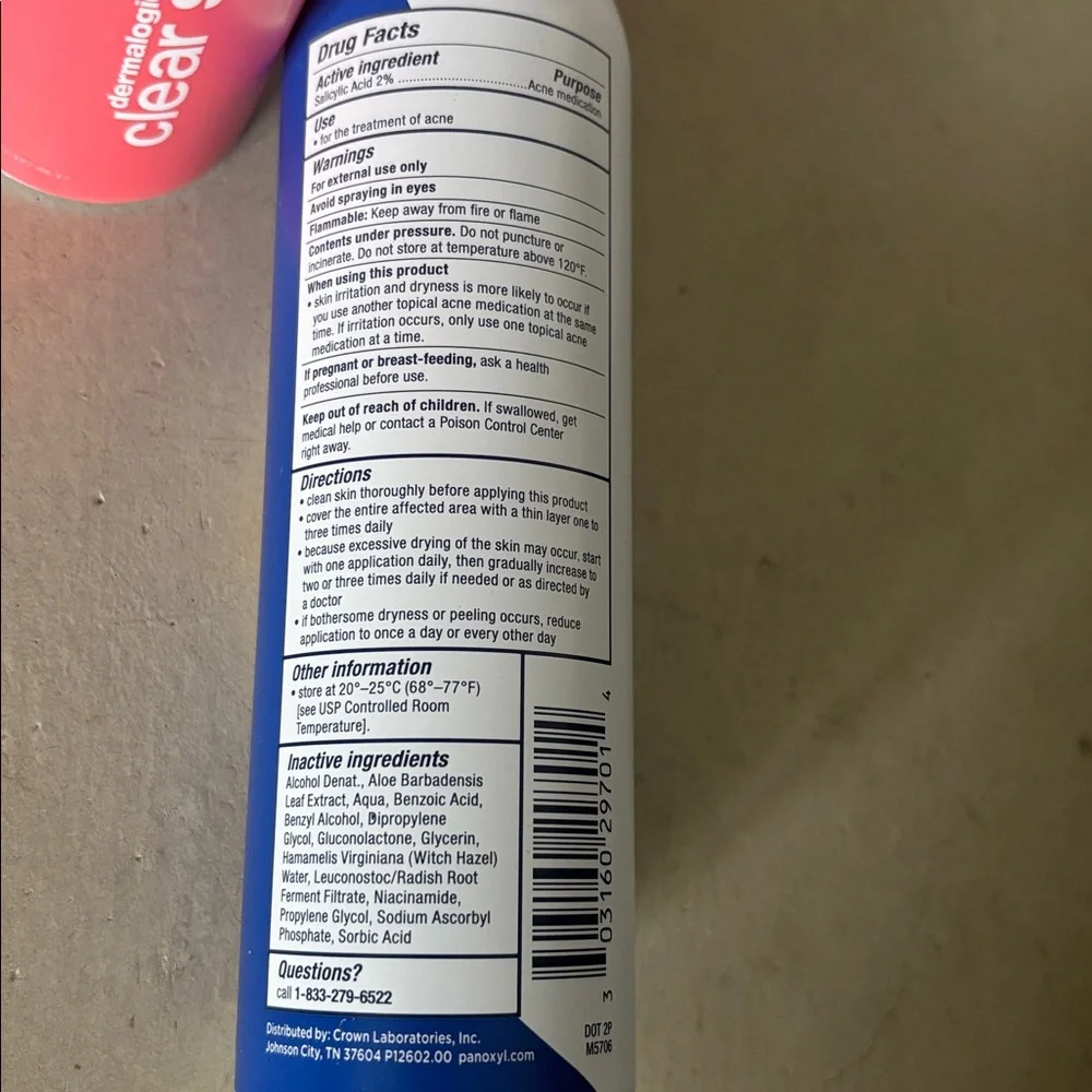 Sale! New Sealed Body Bacne Spray Treatments - Dermalogica Clear Start & PanOxyl